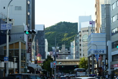 都会を横切る鉄橋