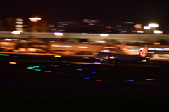 大阪空港夜撮