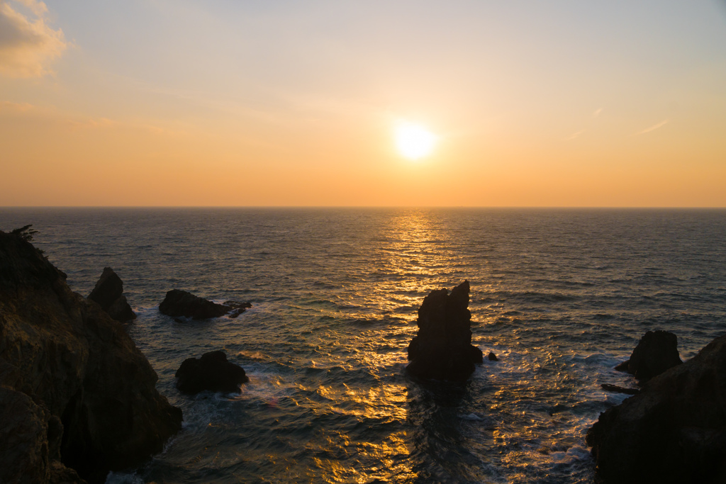 西伊豆の夕暮れ