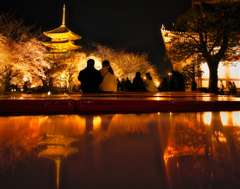 古都のきらめき