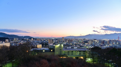 愛宕山展望台から盛岡市内