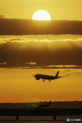 羽田空港、朝の始まり1