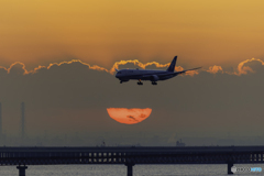 日の出後の着陸6