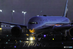 早朝の羽田空港