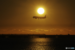 日の出後の着陸3