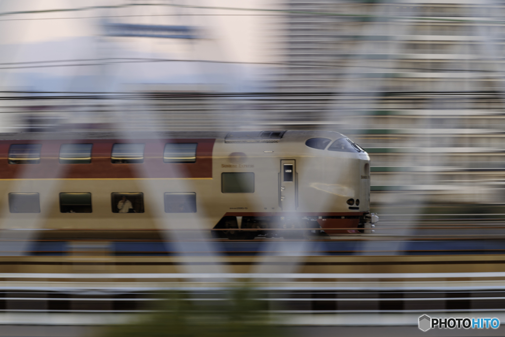 朝のサンライズ