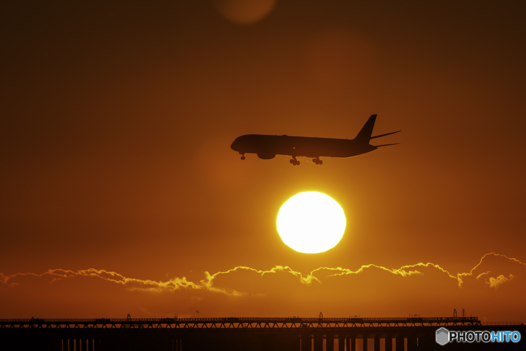 日の出後の着陸2