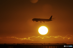 日の出後の着陸2