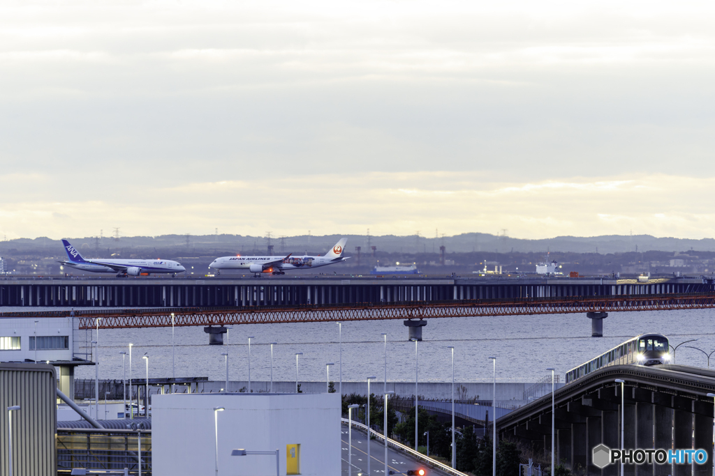 大谷ジェット、早朝からご活躍