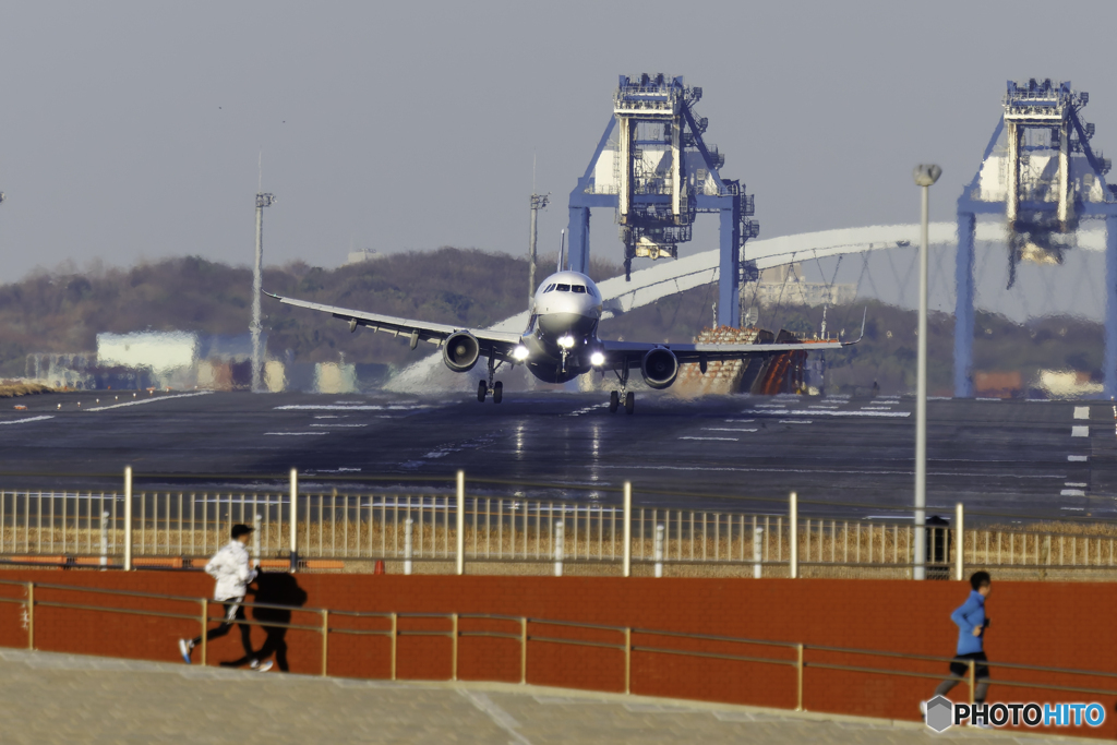 煽られています