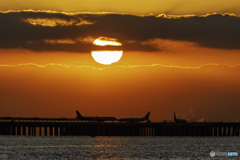 お日様はキッスを見ています