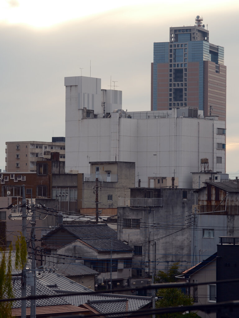 群馬県庁と前橋の街並み