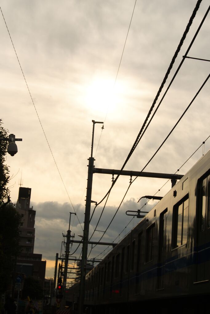 朝の西武池袋線