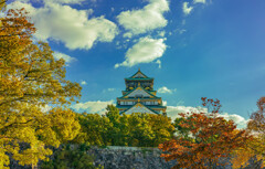 大阪城の秋３