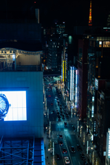銀座の夜景