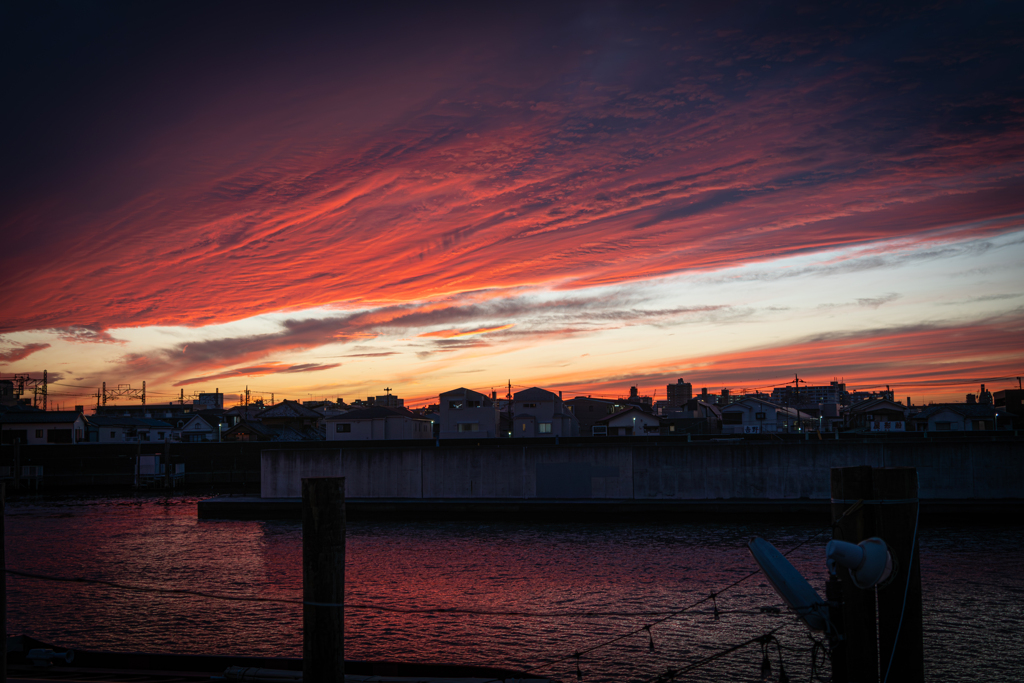 今日のブルーアワー