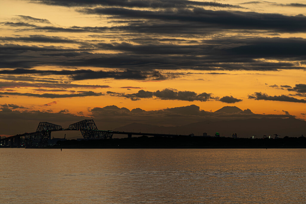 内房から富士山