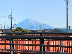 今朝の富士山