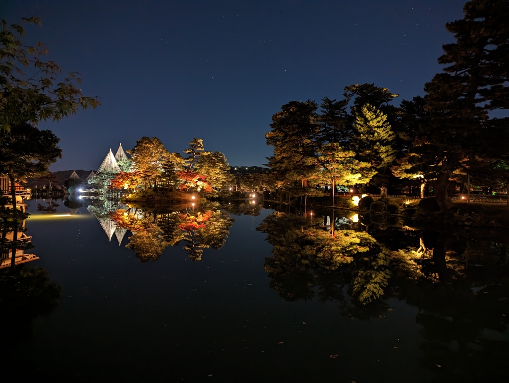 兼六園ライトアップ②