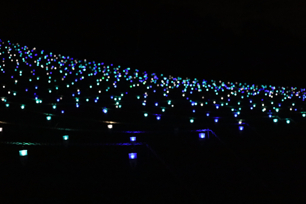 一里野温泉スキー場イルミネーション②