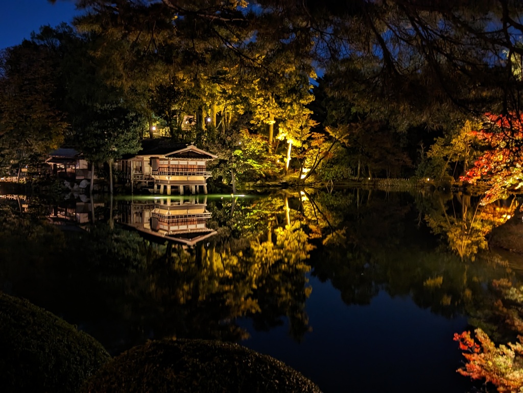 兼六園ライトアップ①