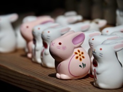熊野大社のうさぎたち
