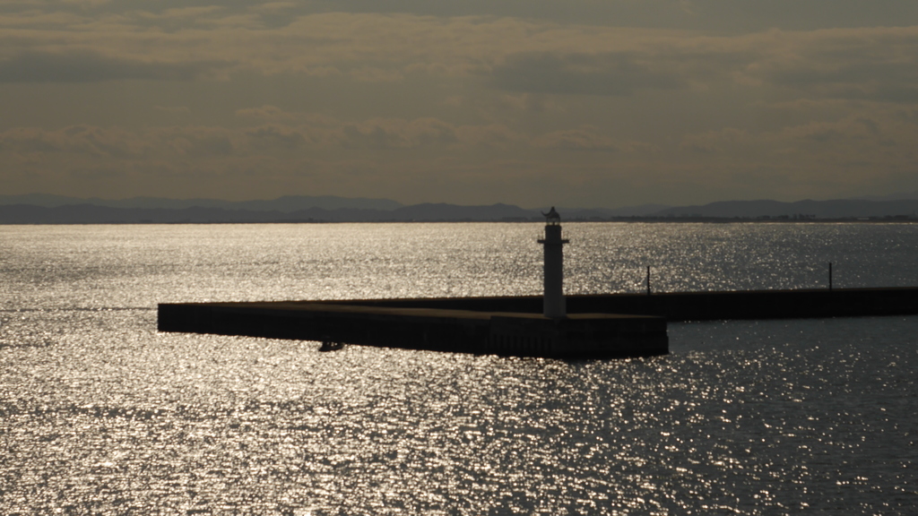 フェリー展望デッキより