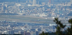 佐賀県基山山頂からの福岡空港の景色