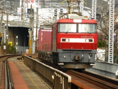 千早～箱崎を通過のEH500貨物　1