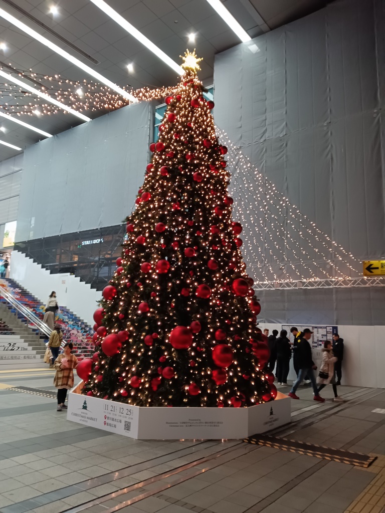 夜の小倉駅前イルミネーション　5