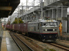 竹下駅を通過のEF510貨物