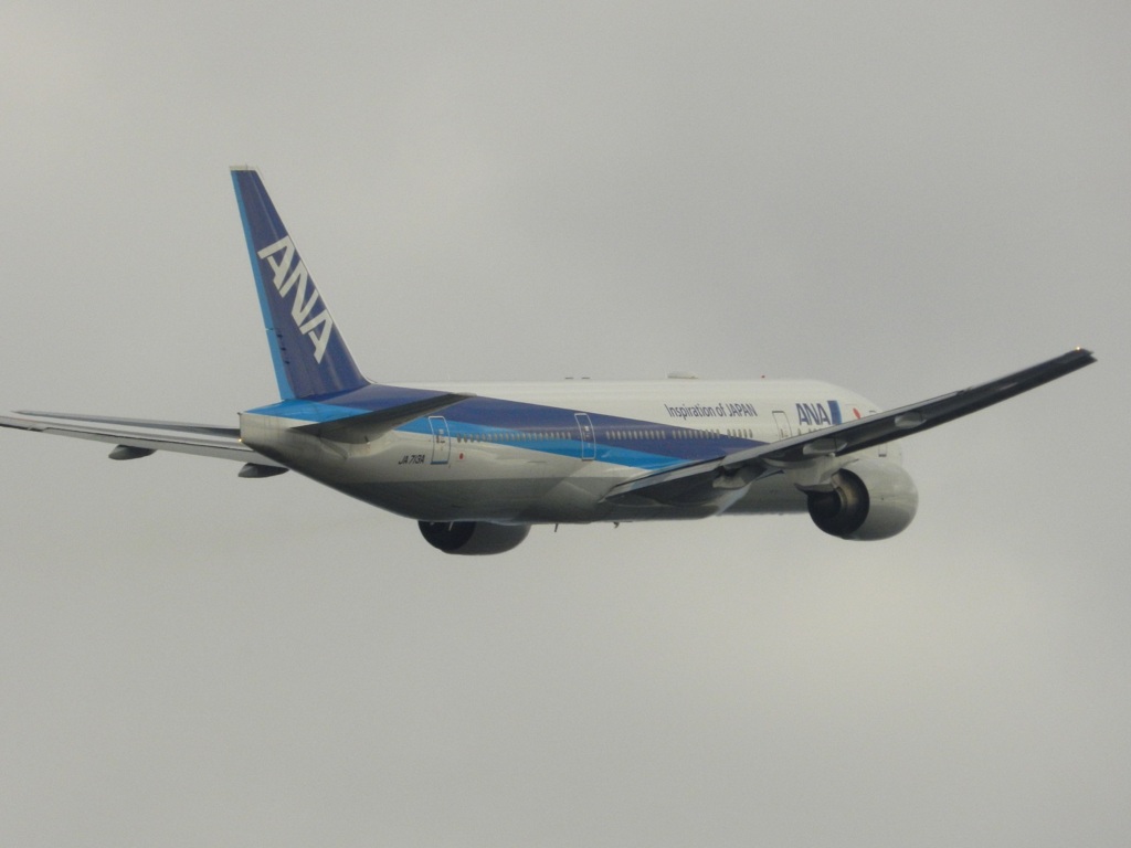 福岡空港　ANA B777-200離陸　2