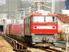 千早～箱崎を通過のEH500貨物　2