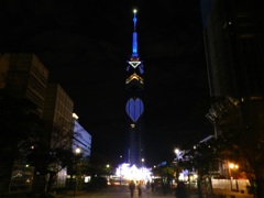 福岡タワーHAPPY BIRTHDAYイルミネーション　1