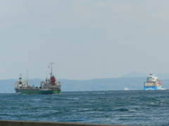関門海峡を航行する船舶　4
