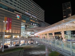 夜の小倉駅前イルミネーション　4