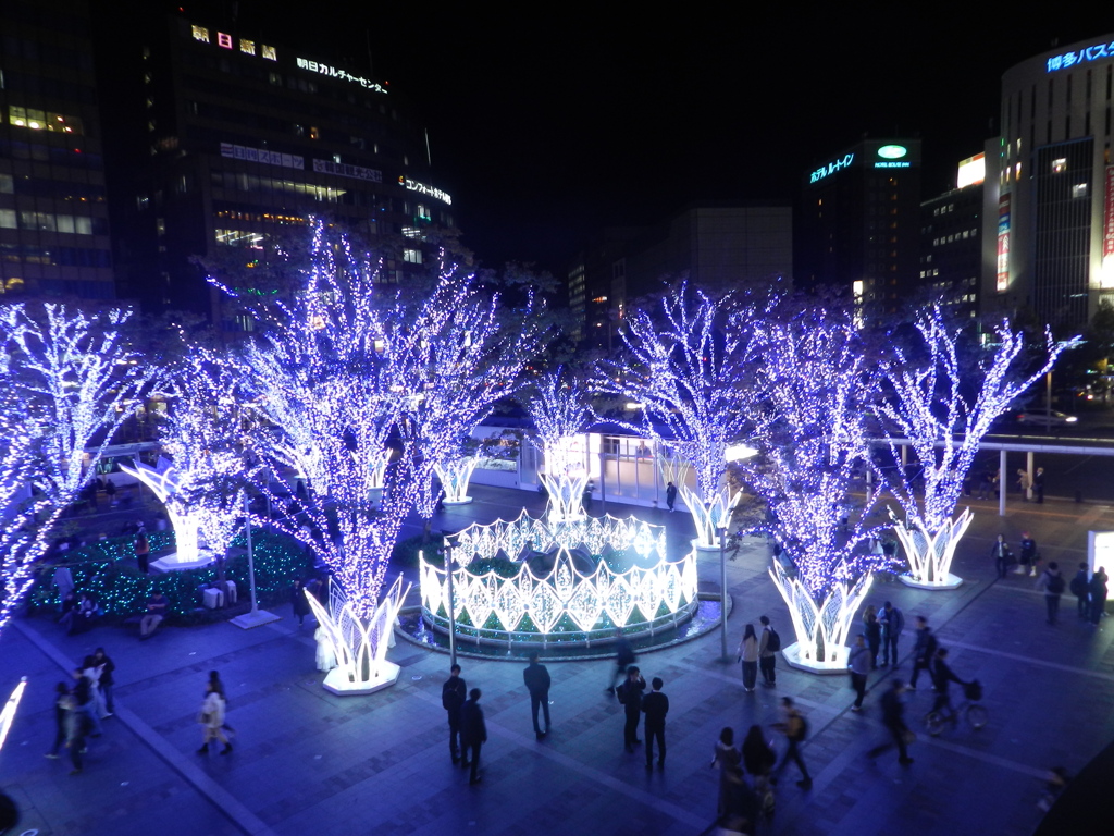 博多シティのイルミネーション　6