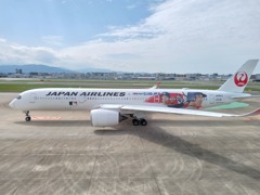 JAL  A350　大谷ジェット福岡で   2