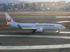 夕暮れの福岡空港　⑦