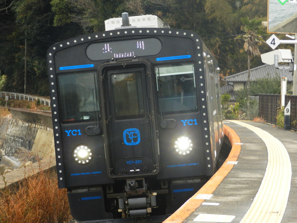 大村湾を走るYC1　千綿駅より　④