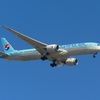KOREAN AIR B787-9 福岡空港ランディング