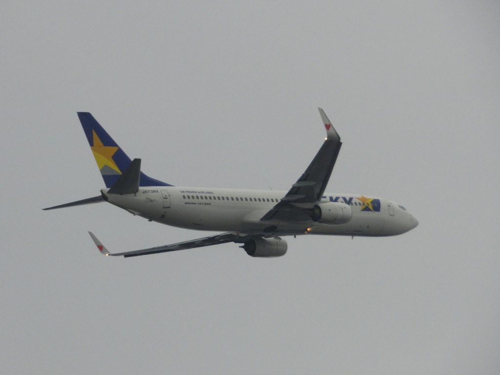 スカイマーク B7737-800 福岡空港離陸