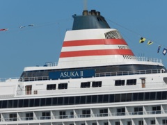 飛鳥Ⅱ 博多港寄港 4 飛鳥Ⅱ 博多港寄港 4