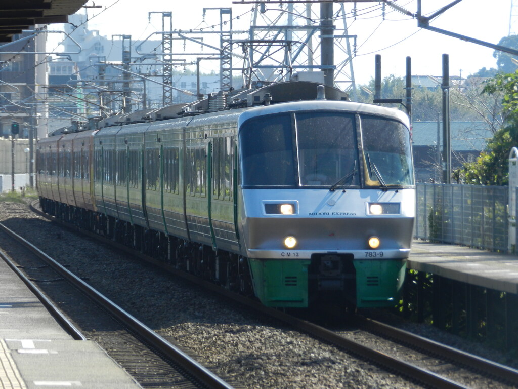 JR九州　783系の通過　3