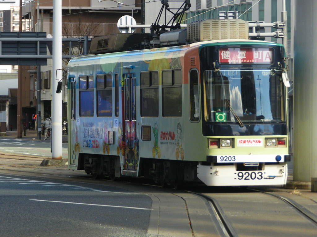 熊本の路面電車　2