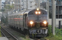 JR九州　ななつ星の通過　