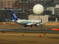 福岡空港　B737-800 JA58ANのふるさとJET　2