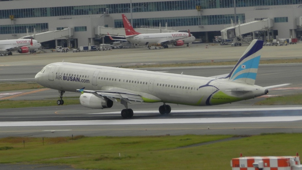 エアプさん　A321　福岡空港ランディング