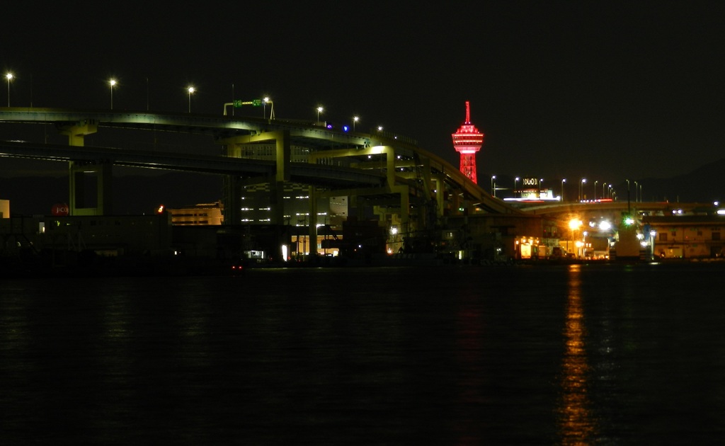 夜の博多港那の津　1