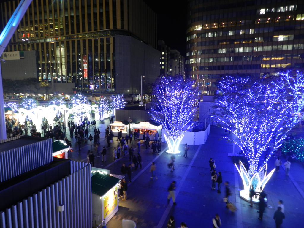 博多シティのイルミネーション　4